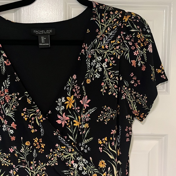 NWOT Rachel Zoe floral wrap dress - Picture 1 of 3